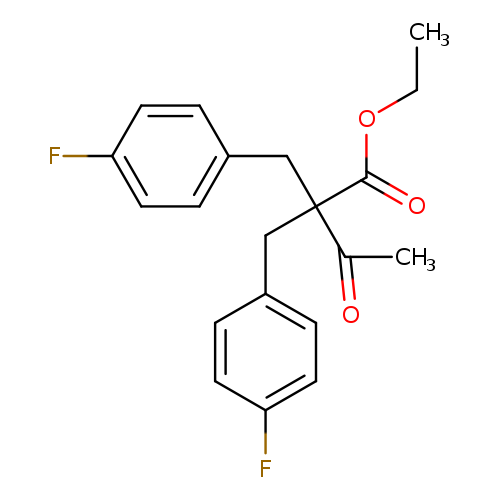 ethyl 2,2-bis[(4-fluorophenyl)methyl]-3-oxobutanoate