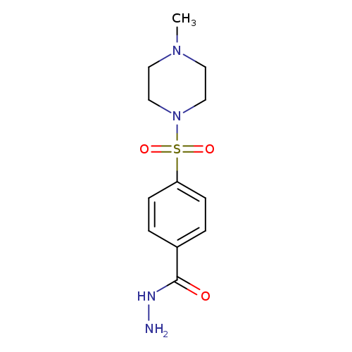 4-[(4-methylpiperazin-1-yl)sulfonyl]benzohydrazide