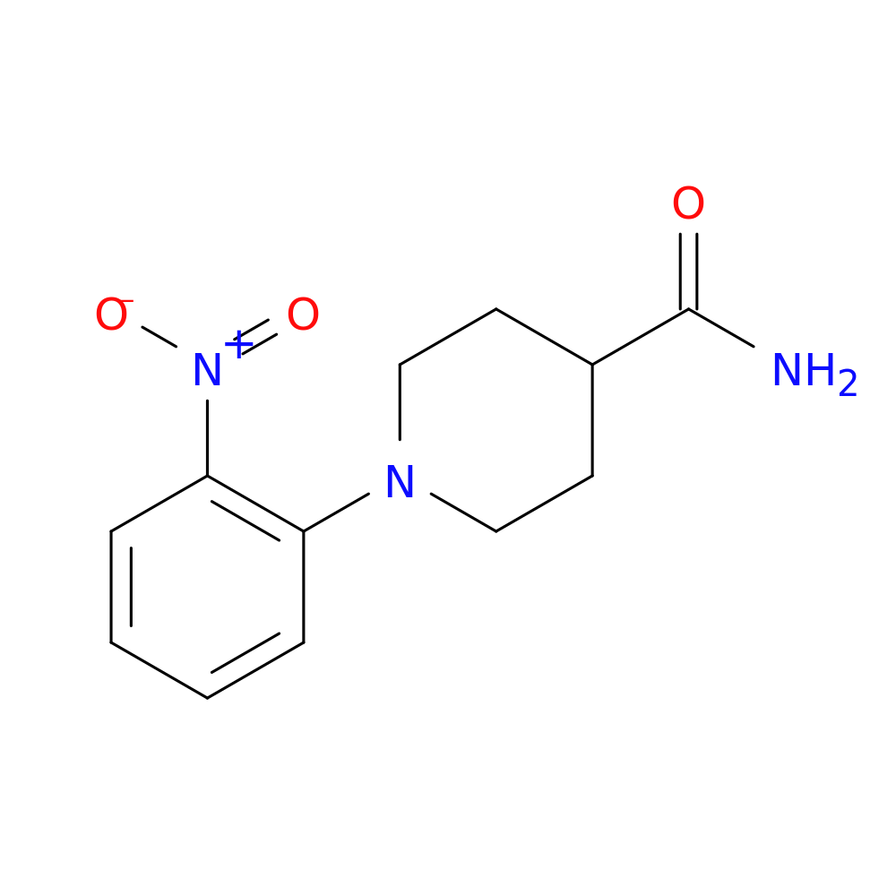 1-(2-Nitrophenyl)piperidine-4-carboxamide