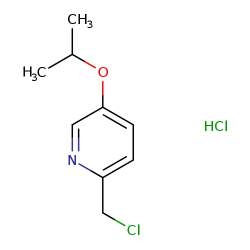 2-(chloromethyl)-5-(propan-2-yloxy)pyridinehydrochloride