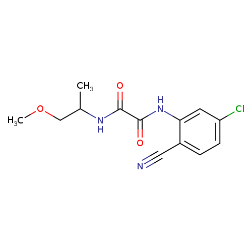 N'-(5-chloro-2-cyanophenyl)-N-(1-methoxypropan-2-yl)ethanediamide