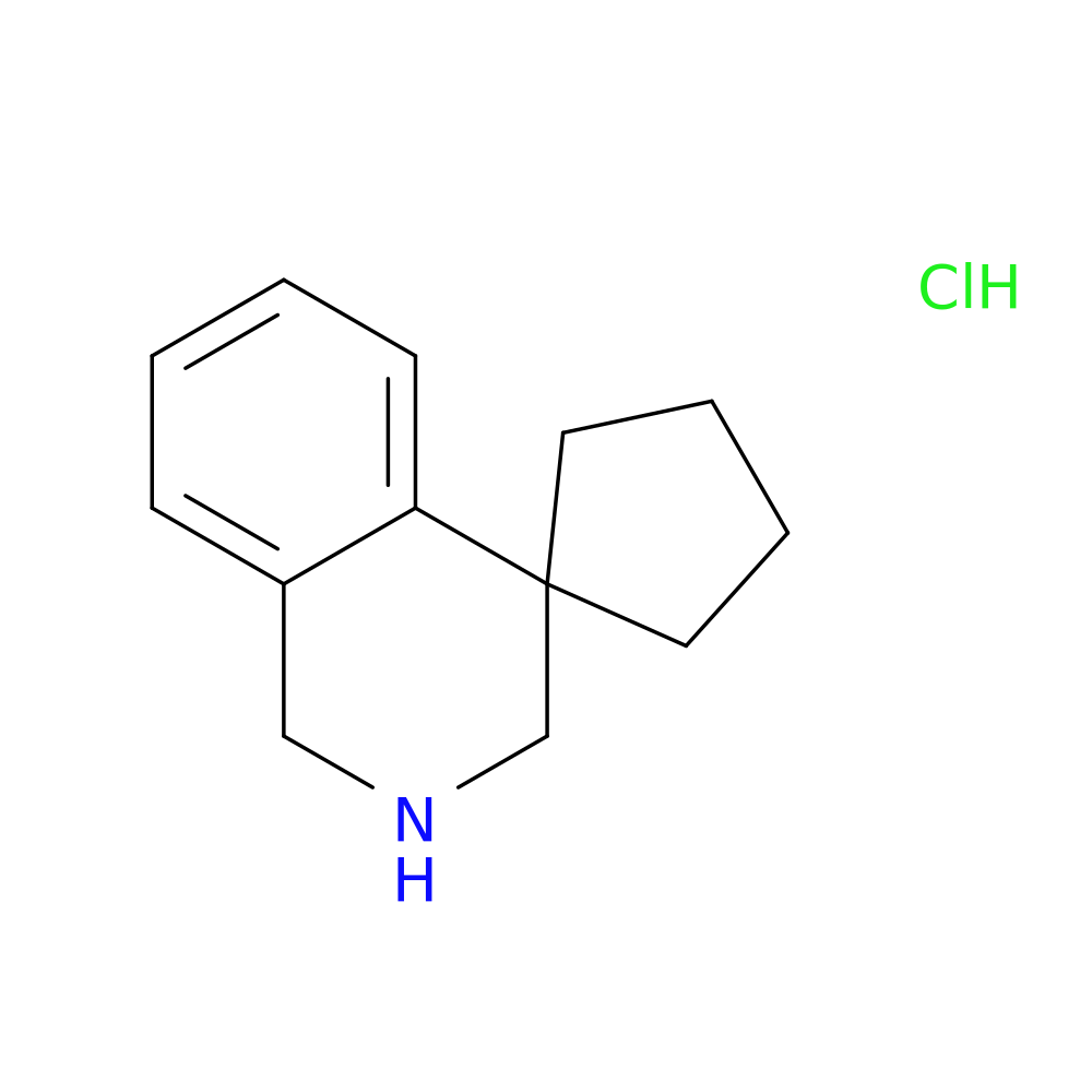 2',3'-dihydro-1'H-spiro[cyclopentane-1,4'-isoquinoline] hydrochloride