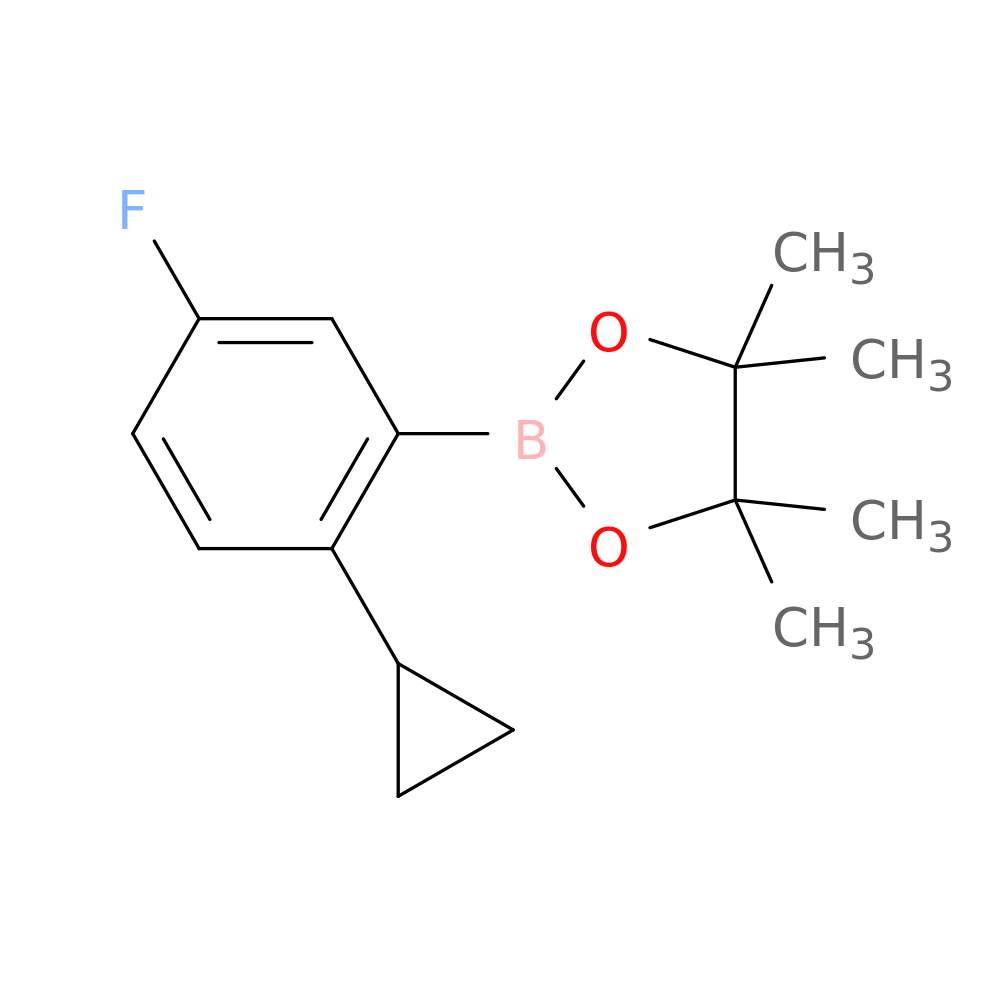 2-(2-cyclopropyl-5-fluorophenyl)-4,4,5,5-tetramethyl-1,3,2-dioxaborolane