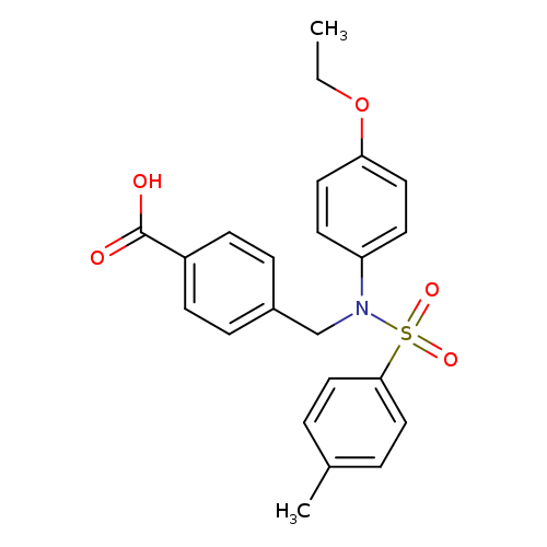 4-(((4-Ethoxyphenyl)[(4-methylphenyl)sulfonyl]amino)methyl)benzoic acid