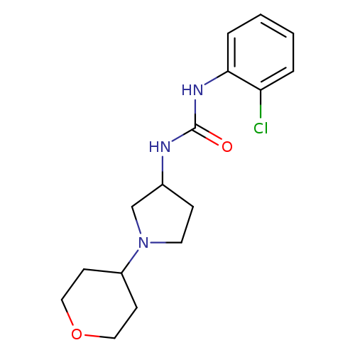 1-(2-chlorophenyl)-3-[1-(oxan-4-yl)pyrrolidin-3-yl]urea