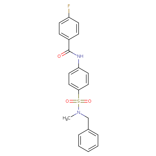N-(4-{[benzyl(methyl)amino]sulfonyl}phenyl)-4-fluorobenzamide