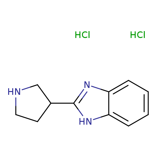 2-(pyrrolidin-3-yl)-1H-benzo[d]imidazole dihydrochloride