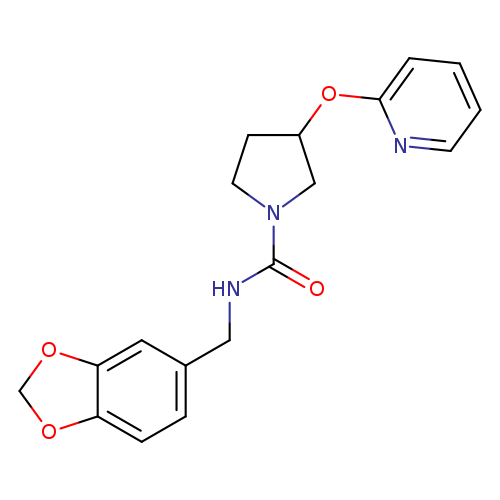 N-[(2H-1,3-benzodioxol-5-yl)methyl]-3-(pyridin-2-yloxy)pyrrolidine-1-carboxamide