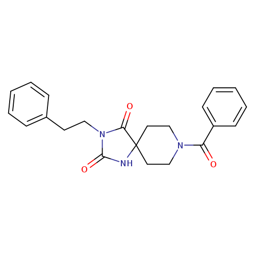 8-benzoyl-3-(2-phenylethyl)-1,3,8-triazaspiro[4.5]decane-2,4-dione