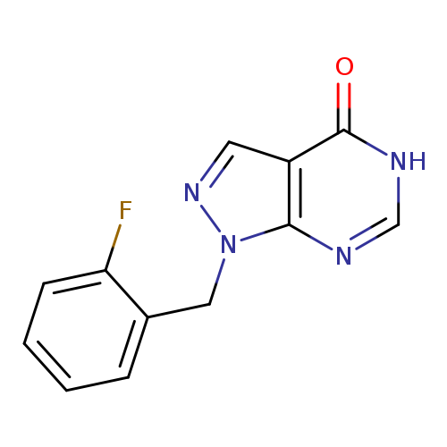 1-[(2-fluorophenyl)methyl]-1H,4H,5H-pyrazolo[3,4-d]pyrimidin-4-one