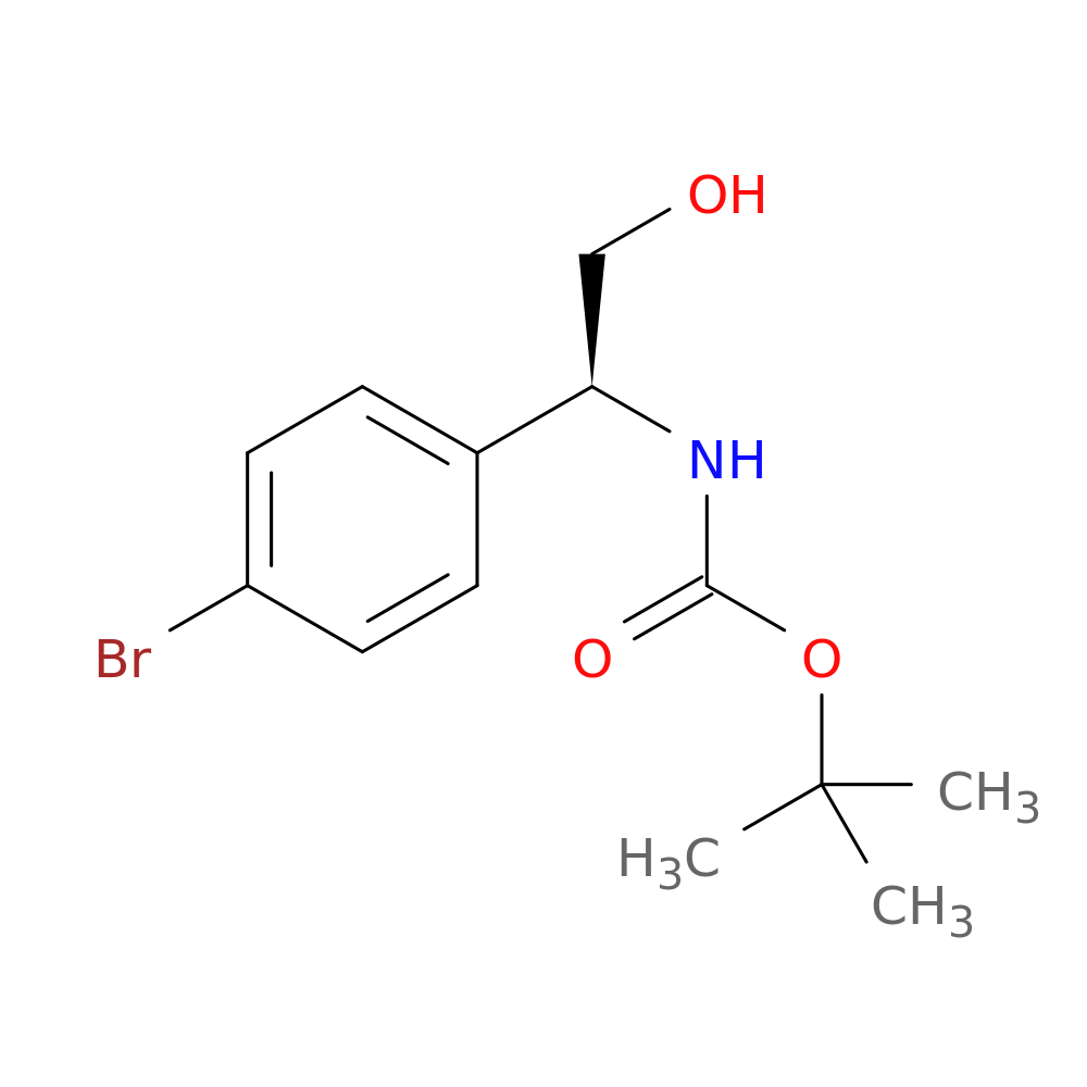 Tert-Butyl N-[(1S)-1-(4-Bromophenyl)-2-Hydroxyethyl]Carbamate