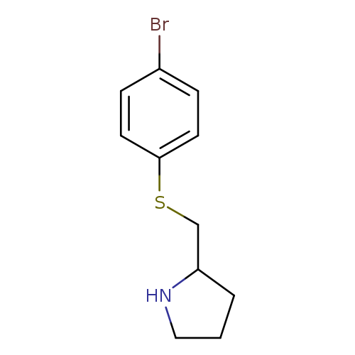 2-{[(4-bromophenyl)sulfanyl]methyl}pyrrolidine