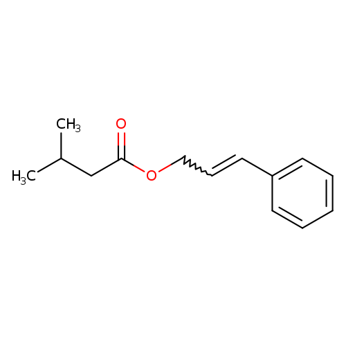 Butanoic acid, 3-methyl-, 3-phenyl-2-propen-1-yl ester