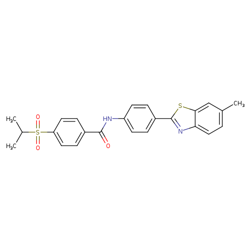 N-[4-(6-methyl-1,3-benzothiazol-2-yl)phenyl]-4-(propane-2-sulfonyl)benzamide