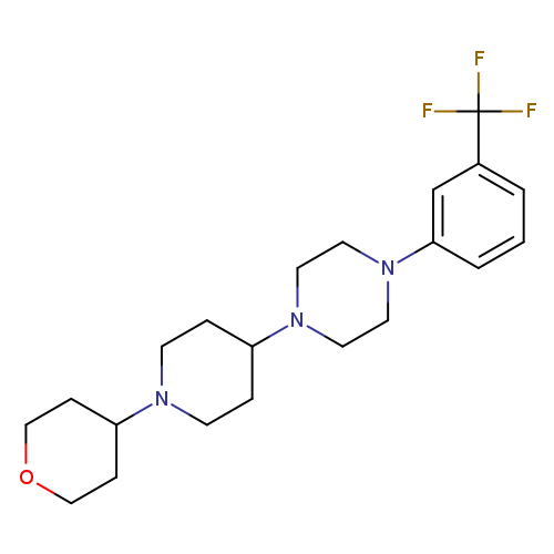 1-[1-(oxan-4-yl)piperidin-4-yl]-4-[3-(trifluoromethyl)phenyl]piperazine