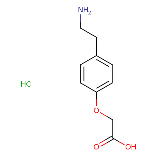 2-[4-(2-Aminoethyl)phenoxy]acetic acid, HCl