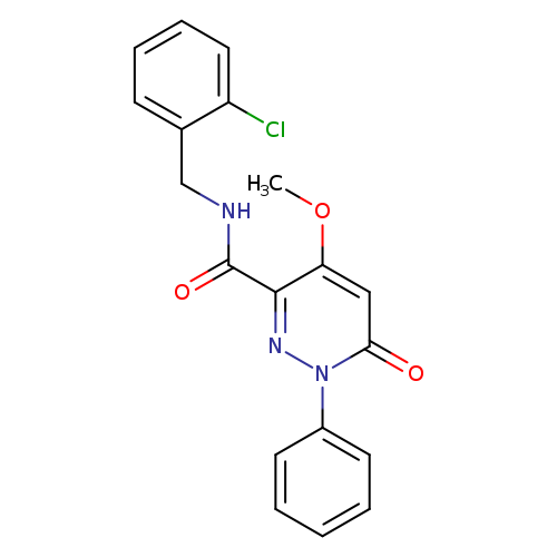 N-[(2-chlorophenyl)methyl]-4-methoxy-6-oxo-1-phenyl-1,6-dihydropyridazine-3-carboxamide
