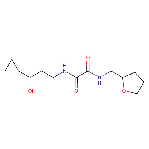 N-(3-cyclopropyl-3-hydroxypropyl)-N'-[(oxolan-2-yl)methyl]ethanediamide