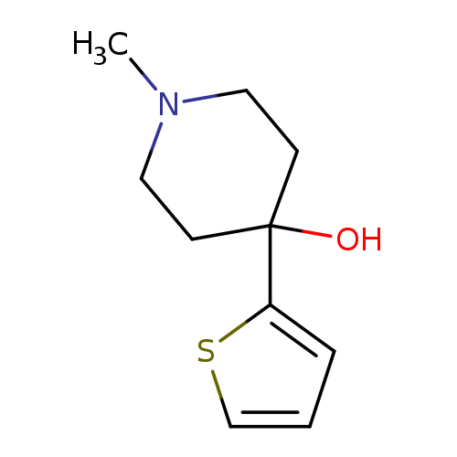 4-Piperidinol, 1-methyl-4-(2-thienyl)-
