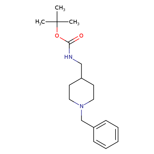 Carbamic acid, N-[[1-(phenylmethyl)-4-piperidinyl]methyl]-, 1,1-dimethylethyl ester