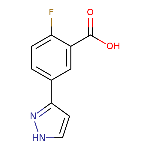 2-FLUORO-5-(1H-PYRAZOL-3-YL)BENZOIC ACID