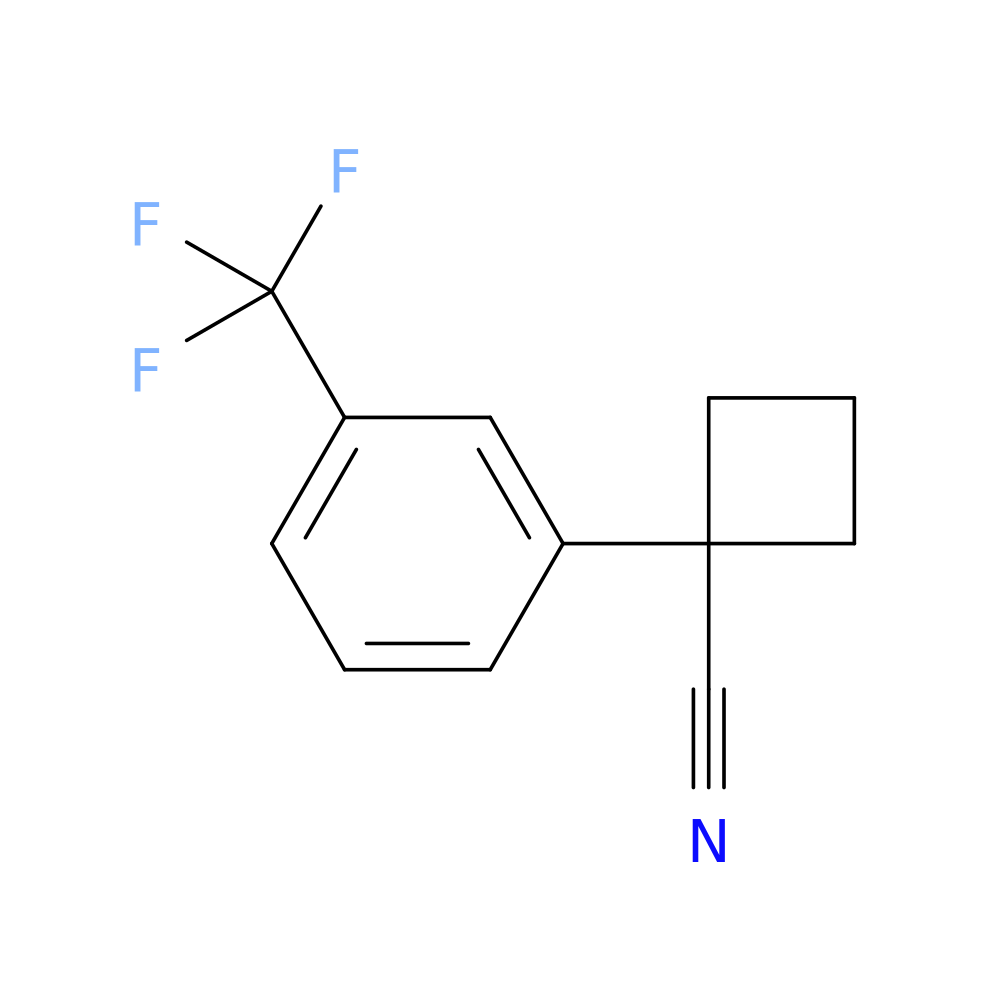1-[3-(TRIFLUOROMETHYL)PHENYL]CYCLOBUTANE-1-CARBONITRILE
