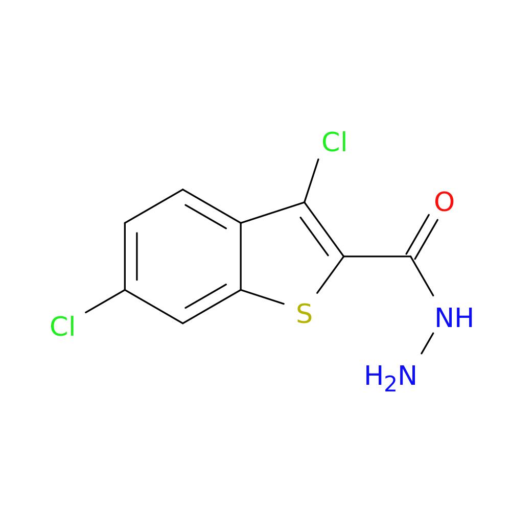 3,6-dichloro-1-benzothiophene-2-carbohydrazide