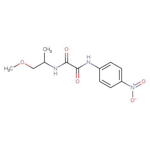 N-(1-methoxypropan-2-yl)-N'-(4-nitrophenyl)ethanediamide