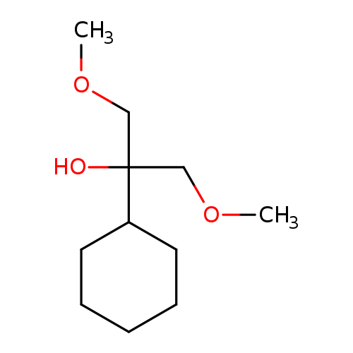 2-Cyclohexyl-1,3-dimethoxy-2-propanol
