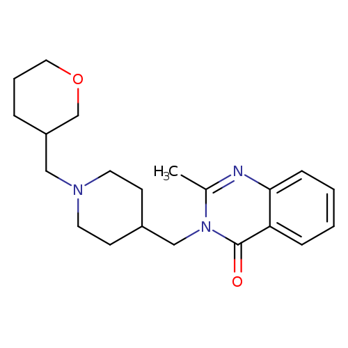 2-methyl-3-({1-[(oxan-3-yl)methyl]piperidin-4-yl}methyl)-3,4-dihydroquinazolin-4-one