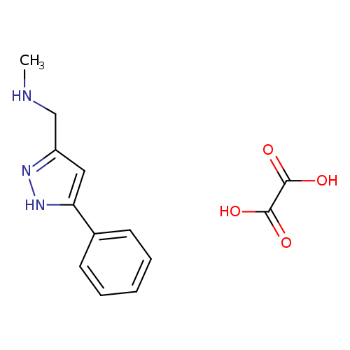 N-methyl-1-(5-phenyl-1H-pyrazol-3-yl)methanamine oxalate