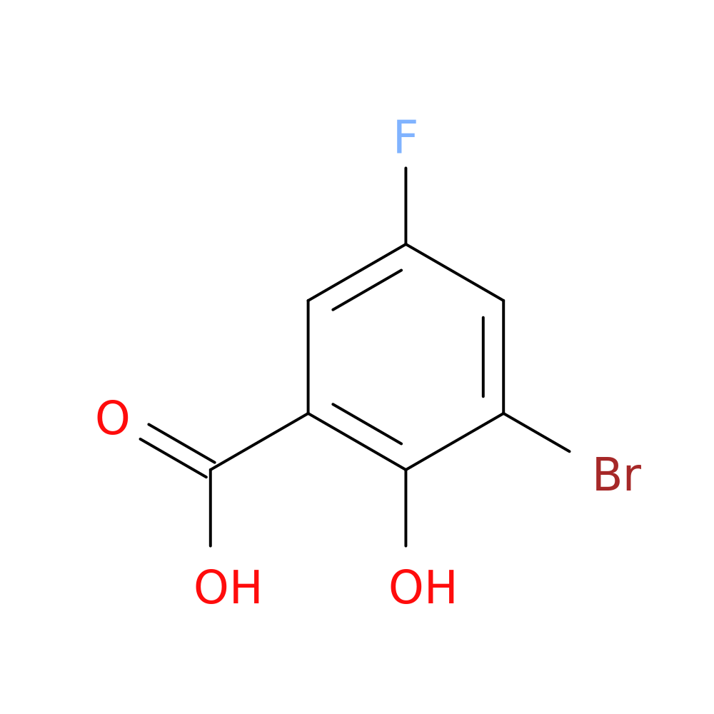 3-bromo-5-fluoro-2-hydroxybenzoic acid