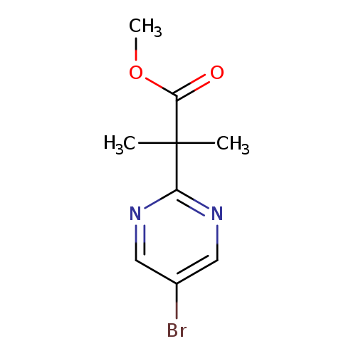 METHYL 2-(5-BROMOPYRIMIDIN-2-YL)-2-METHYLPROPANOATE