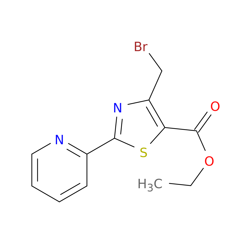 ethyl-2-(2-pyridyl)-4-(bromomethyl)-Thiazole-5-Carboxylate