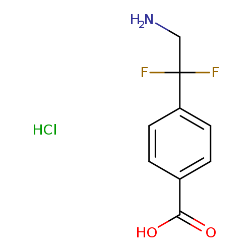 4-(2-amino-1,1-difluoroethyl)benzoicacidhydrochloride
