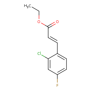 (E)-ethyl 3-(2-chloro-4-fluorophenyl)acrylate