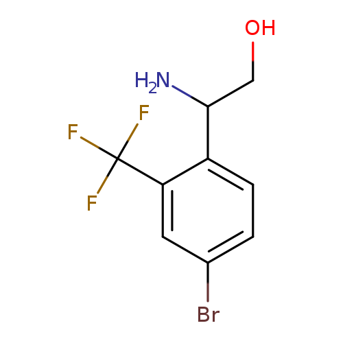 2-Amino-2-[4-bromo-2-(trifluoromethyl)phenyl]ethan-1-ol