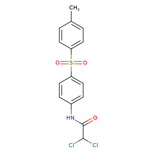 2,2-dichloro-N-[4-(4-methylbenzenesulfonyl)phenyl]acetamide