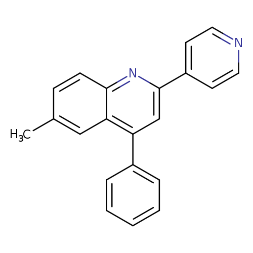 6-methyl-4-phenyl-2-(pyridin-4-yl)quinoline