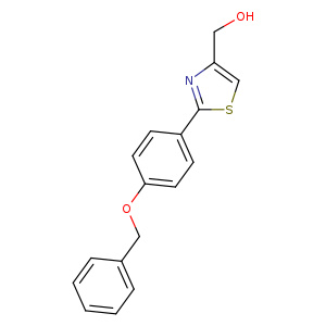 (2-(4-(Benzyloxy)phenyl)thiazol-4-yl)methanol