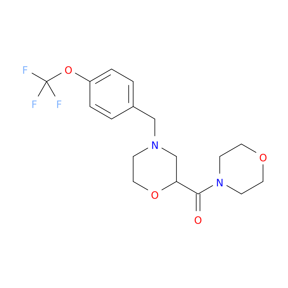 2-(morpholine-4-carbonyl)-4-{[4-(trifluoromethoxy)phenyl]methyl}morpholine