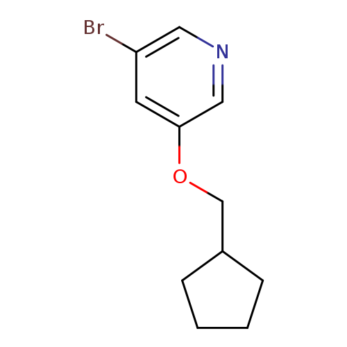 3-BROMO-5-(CYCLOPENTYLMETHOXY)PYRIDINE