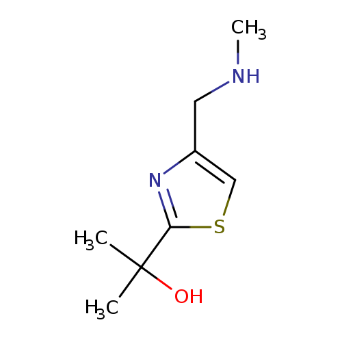 2-{4-[(methylamino)methyl]-1,3-thiazol-2-yl}propan-2-ol