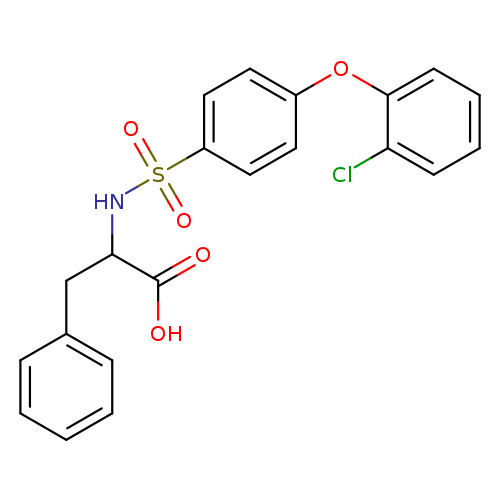 N-([4-(2-CHLOROPHENOXY)PHENYL]SULFONYL)PHENYLALANINE
