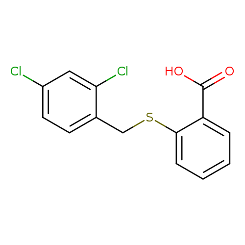 2-{[(2,4-dichlorophenyl)methyl]sulfanyl}benzoic acid