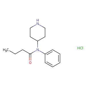 N-phenyl-N-4-piperidinyl-butanamide,monohydrochloride