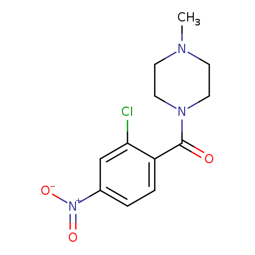 1-{2-chloro-4-nitrobenzoyl}-4-methylpiperazine