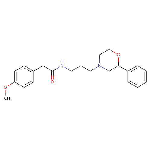 2-(4-methoxyphenyl)-N-[3-(2-phenylmorpholin-4-yl)propyl]acetamide
