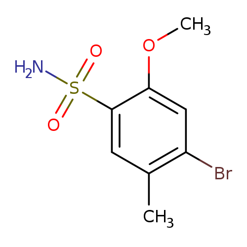 4-bromo-2-methoxy-5-methylbenzene-1-sulfonamide