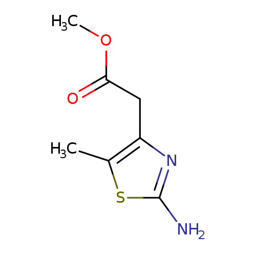 4-Thiazoleacetic acid, 2-amino-5-methyl-, methyl ester